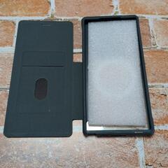 Galaxy S23 Ultra対応 グリーン 手帳型スマホケース②の画像