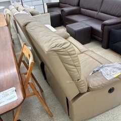 リユースのサカイ東金店　2人掛け電動ソファー　トープ系　TJ13370の画像