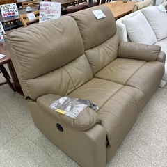 リユースのサカイ東金店　2人掛け電動ソファー　トープ系　TJ13370の画像