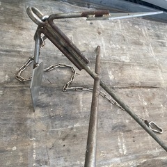 フルステンレス　特注　アンカー　イカリ　ボート　船の画像