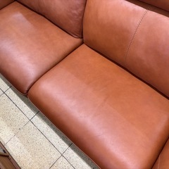 ニトリ 3人掛けソファー アネーロ 左側電動リクライニング 美品！の画像