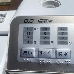 Panasonic8キロ洗濯機
の画像