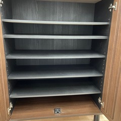 【ジャングルジャングル 岸和田和泉インター店】シューズボックス ブラウン 靴箱 下駄箱 コンパクト スリム  和泉市 堺市 岸和田市 泉大津市 高石市 泉北郡熊取町の画像