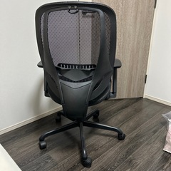 椅子ブラック（PCチェア、ワークチェア）の画像