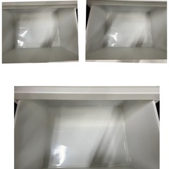 ３段衣装ケース　ホワイトの画像