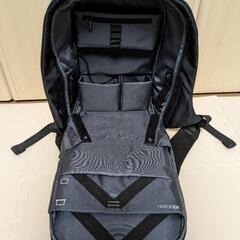 【未使用】XDDESIGN 多機能リュックサック ブラックの画像