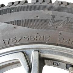 スタッドレスタイヤ4本ホイールセット　175/65R15の画像