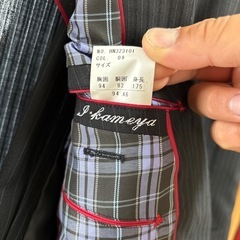 メンズ　パーティー用　ストライプ　 スーツの画像