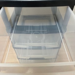 4段クリア収納ケースの画像