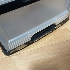 4段クリア収納ケースの画像