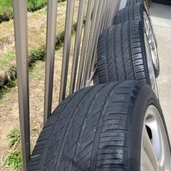 インプレッサ　レガシィ  純正ホイール　タイヤセット　215-45-R17の画像