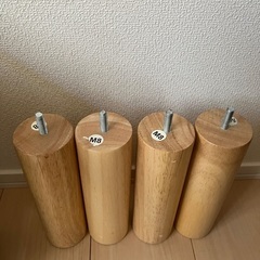 【美品】無印ベッド脚　4脚の画像