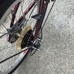 折り畳み自転車　16インチ　6段変速の画像