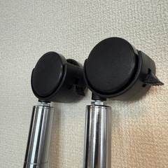 LUMINOUS スチールラック 2段　キャスター付きの画像