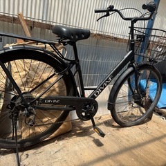 艶なしブラック自転車の画像