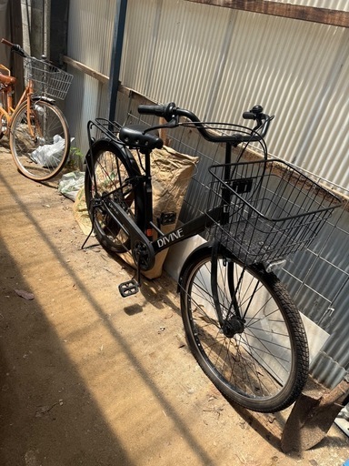 艶なしブラック自転車