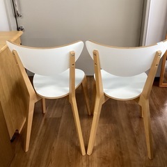 ダイニングチェア　2脚セット【町田市再生家具】251149の画像