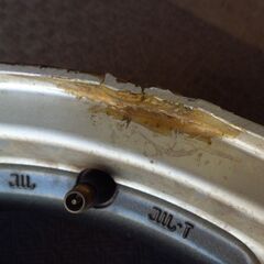 スズキ ジムニー JA11 純正ホイール  逆履き 1本の画像