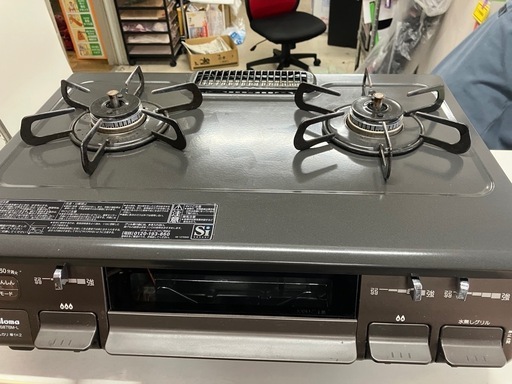 I 2507-514 パロマ ガステーブル 都市ガス 2022年製 IC-S87BM-1L 通電確認済み キズ 汚れあり