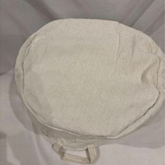 ランドリーバスケット　クリームベージュの画像