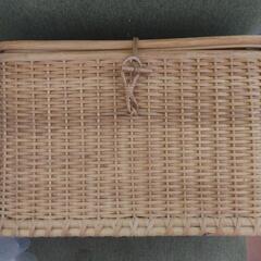 ヴィンテージバスケット 36× 17cm 高さ24cmの画像