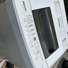 配送無料🚚洗濯機 4.5kg 2016年式の画像
