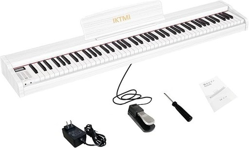 電子ピアノ 88鍵盤 ペダル付き 木製 電子 ピアノ 88鍵 携帯