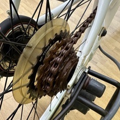 【ドリーム川西店御来店限定】中古自転車　白色　26インチ／クリーニング済み 【2125560000019821】の画像