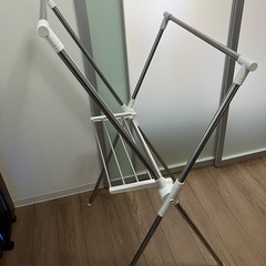 室内物干し　折りたたみの画像