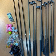 ゴルフセット一式　ボール等あり　中古　レア　貴重の画像