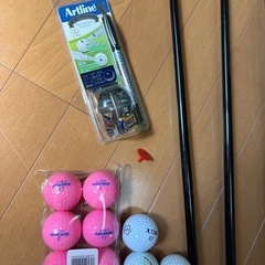 画像確認　ゴルフセット一式　中古の画像