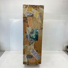 店頭引き渡し 中古  アンティーク 旅行バッグ キャスター付き ヴィンテージ レトロ スーツケース キャリーケースの画像