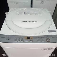 TH012 送料設置無料   SHARP　洗濯機　6㌔　人気モデルの画像