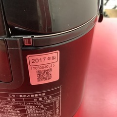 Panasonic パナソニック　炊飯器　炊飯ジャー　5.5合炊き　SR-SY106J 2017年製の画像