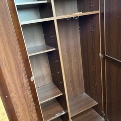 収納棚　クローゼット　タンス　鏡付きの画像