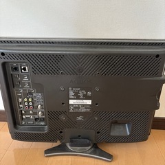 シャープ　液晶テレビ20インチ　AQUOS LC-20E6の画像