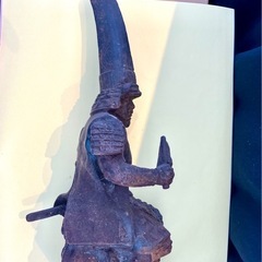 加藤清正像　鉄製の画像