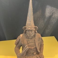 加藤清正像　鉄製の画像