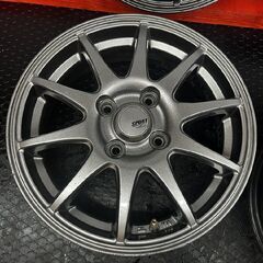 Yellow Hat SPORT ABELIA SP-A1 スポルト アベリア 社外ホイール 14インチ 4本 4.5J4HPCD100+45 ルークス モコ eKワゴン等　(SHH013)の画像