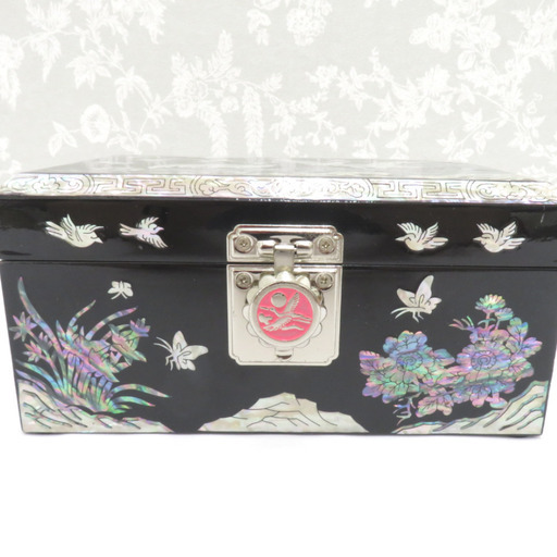 インテリア 韓国螺鈿工芸 螺鈿細工 アクセサリーボックス