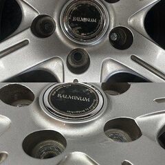 BS BRIDGESTONE BALMINUM バルミナ 社外ホイール 17インチ 4本 7J5HPCD114.3+53 レヴォーグ CX-5等　(SHH011)の画像