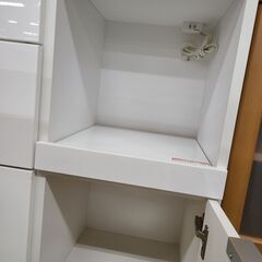 J1096【リユースのサカイ柏店】NITORI　ニトリ　キッチンカウンター　ホワイト　クリーニング済　の画像