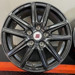 共豊 SEIN ザイン 社外ホイール 16インチ 4本 6.5J5HPCD114.3+48 CX-3 ヴォクシー等　(SHH007)の画像