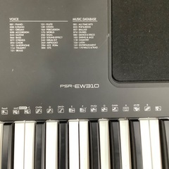 YAMAHAのキーボード、PSR-EW310が買取入荷です！の画像