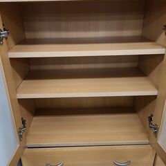 J1097【リユースのサカイ柏店】キャビネット　ナチュラル　クリーニング済の画像