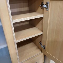 J1097【リユースのサカイ柏店】キャビネット　ナチュラル　クリーニング済の画像