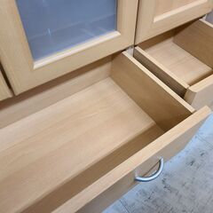 J1097【リユースのサカイ柏店】キャビネット　ナチュラル　クリーニング済の画像
