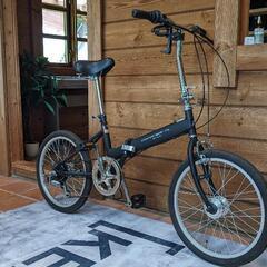 美品！折りたたみ自転車 20インチ 6段変速 室内保管 姫路の画像
