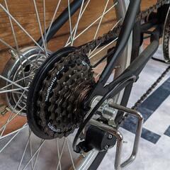美品！折りたたみ自転車 20インチ 6段変速 室内保管 姫路の画像