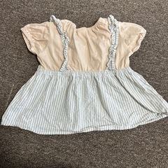 バースデイ　シャツ　ブラウス　ベビー　夏服　半袖　保育園　フタフタの画像